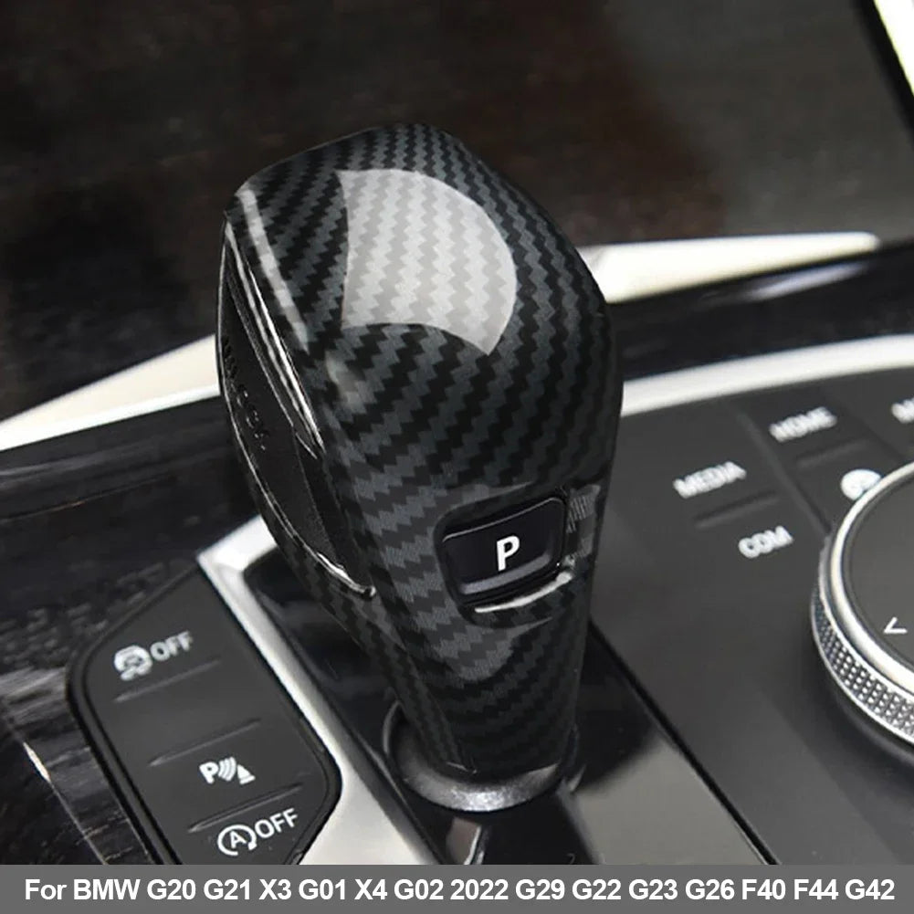 Carbon Fiber Gear Shift Knob Cover