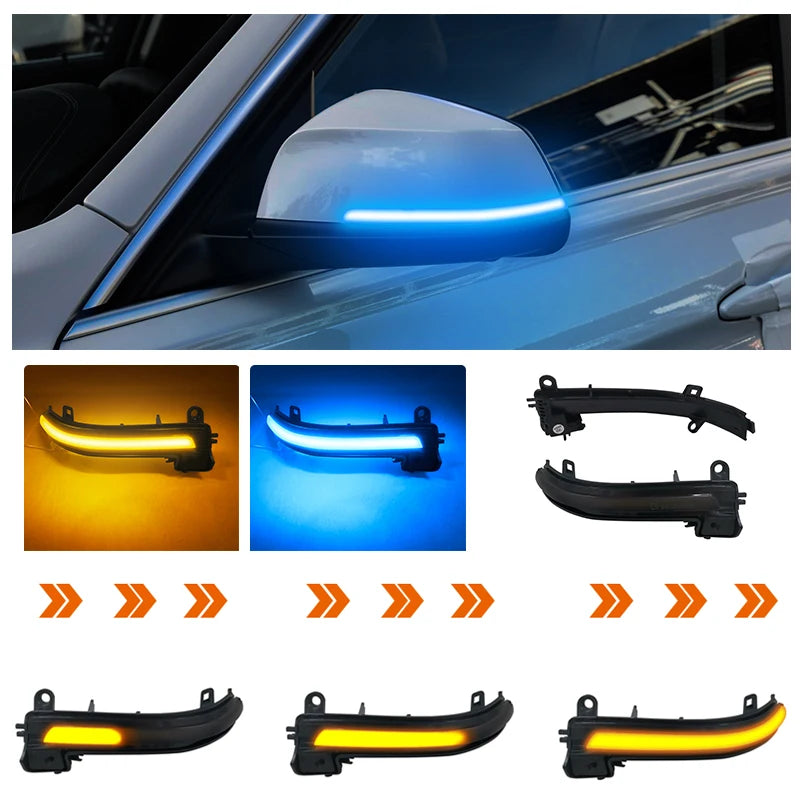 LED Turn Signal Side Mirror Flashing Light
