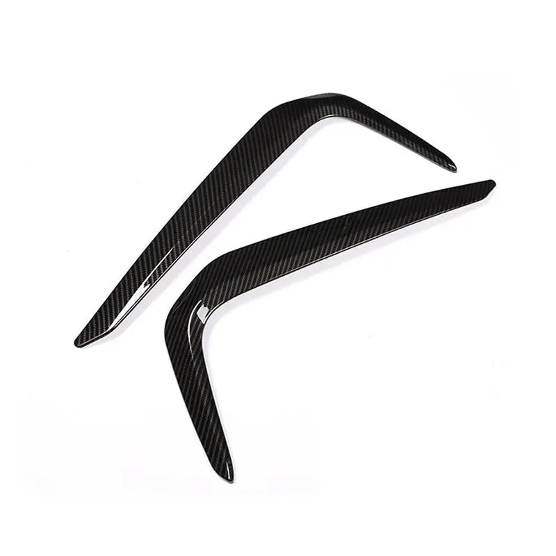 ABS Carbon Fiber Head Front Fog Lights Lamp Cover Grille