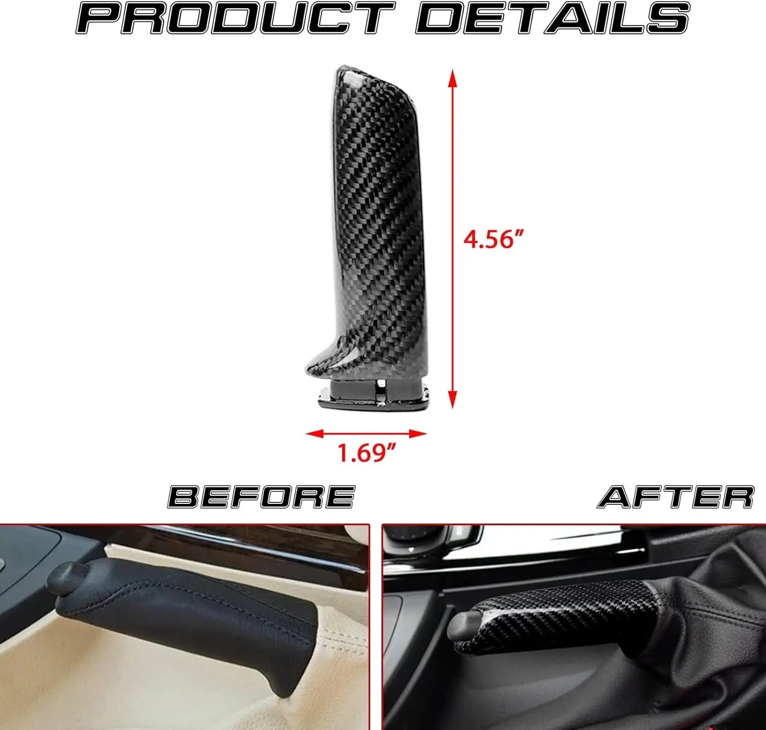 Car Handbrake Grip Cover