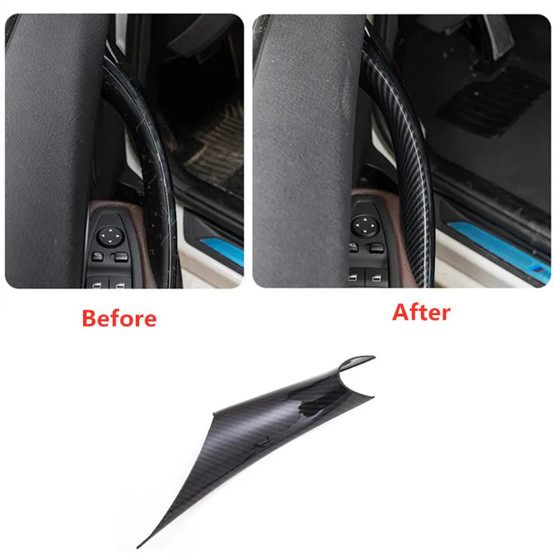 Carbon Fiber Armrest Protective Trim Car Styling for BMW 3 4 Series F32 F34 F30 F35