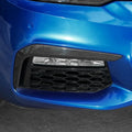ABS Carbon Fiber Head Front Fog Lights Lamp Cover Grille