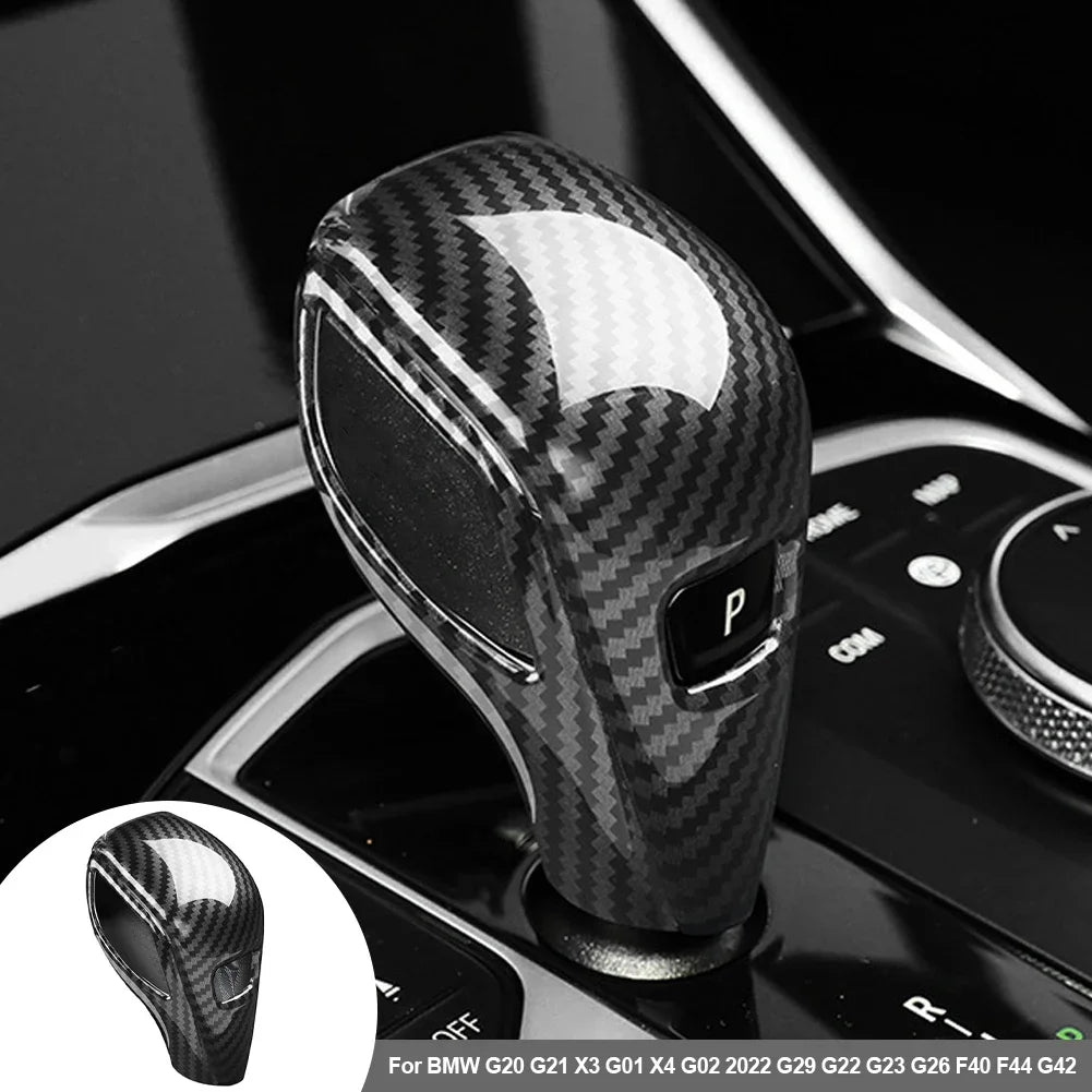 Carbon Fiber Gear Shift Knob Cover