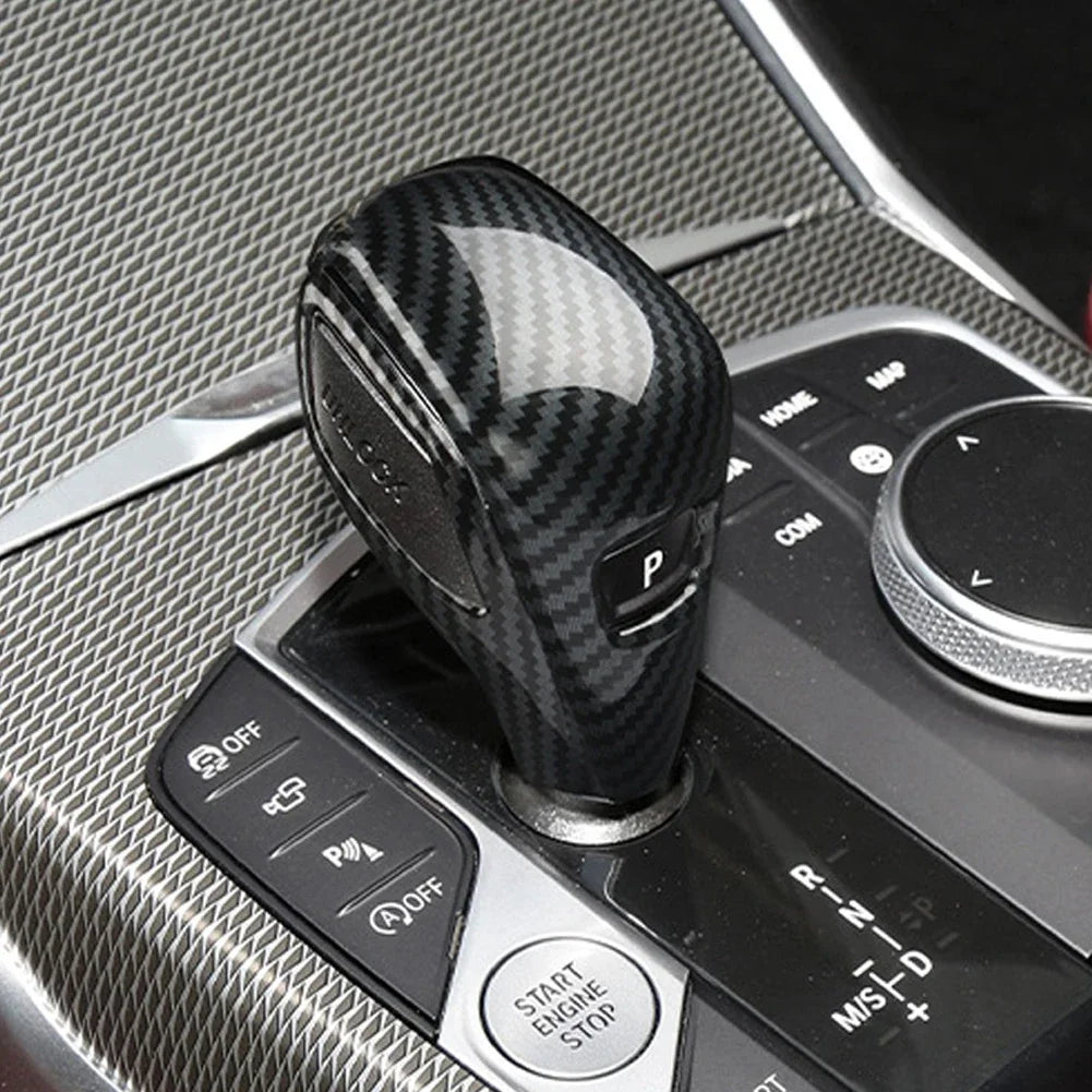 Carbon Fiber Gear Shift Knob Cover