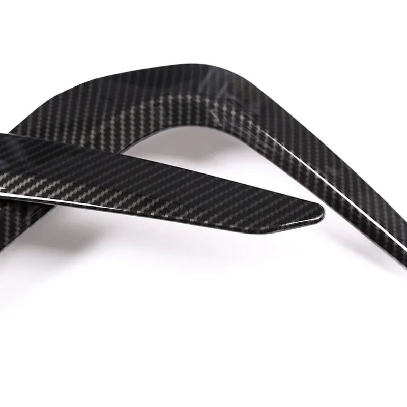 ABS Carbon Fiber Head Front Fog Lights Lamp Cover Grille