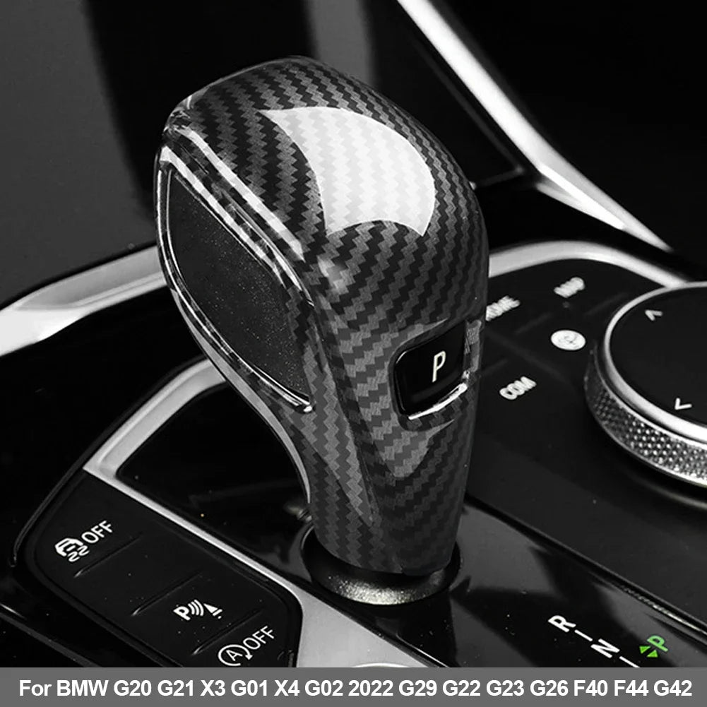 Carbon Fiber Gear Shift Knob Cover