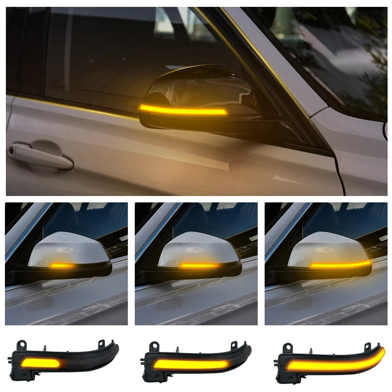 LED Turn Signal Side Mirror Flashing Light